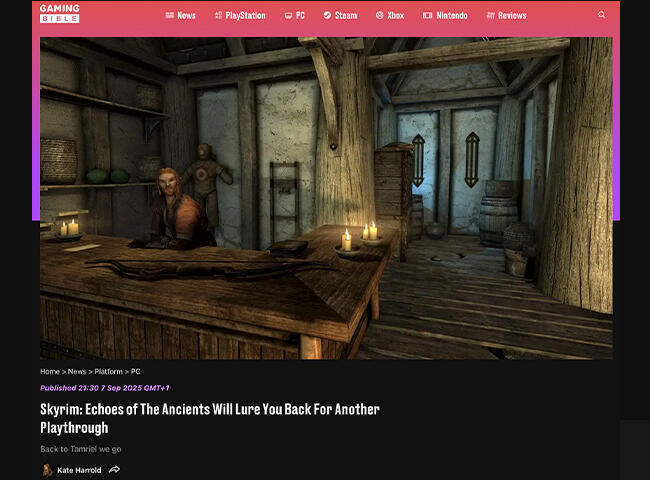 Echoes of the Ancients featured on GamingBible