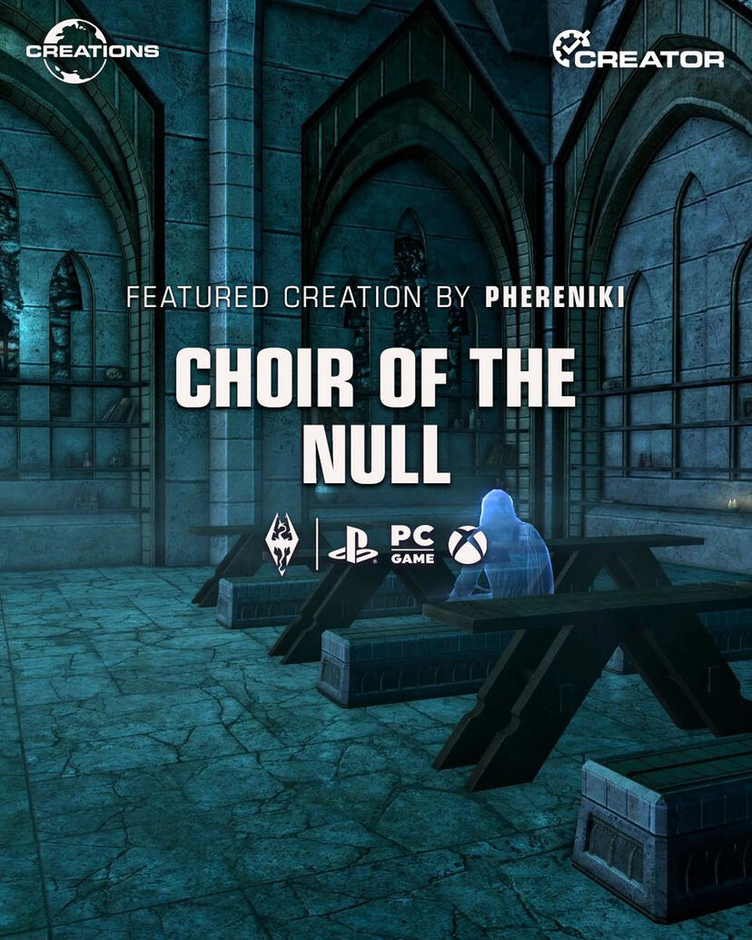 Choir of the Null featured on Bethesda / Elder Scrolls Socials